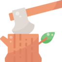 cut,equipment,construction and tools,farming and gardening,farm,axe,tree,wood,wood axe